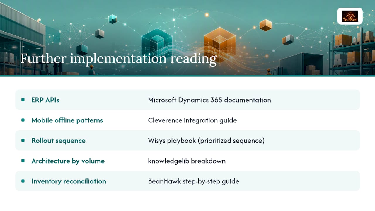 Where to Go Deeper on Implementation Details — overview diagram