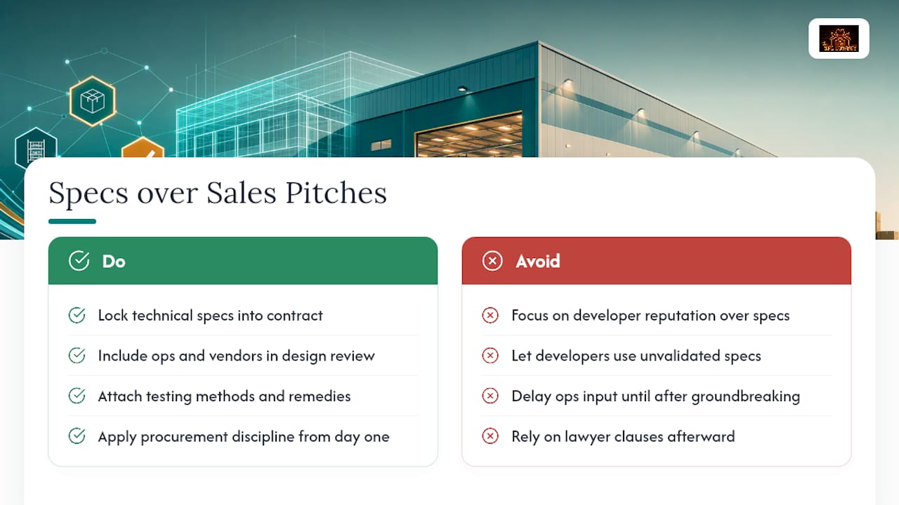Why Specs Beat Sales Pitches Every Time — overview diagram