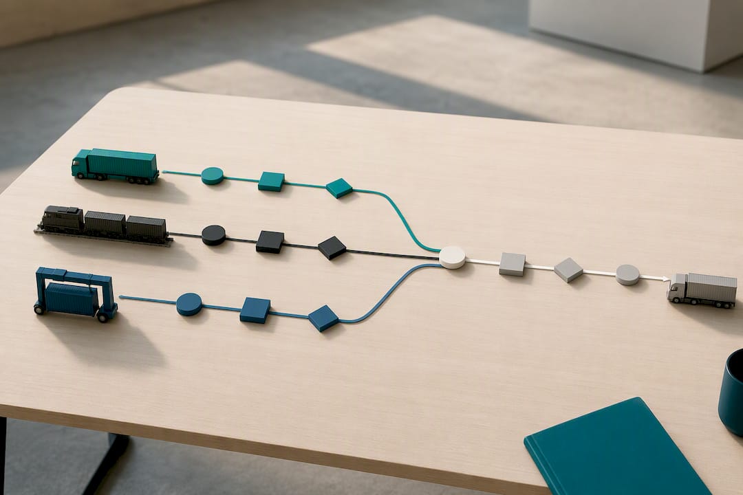 Three freight data streams unified into one view