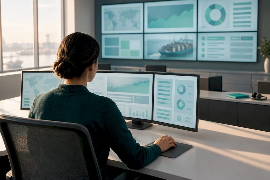 Coordinator monitoring supply chain exceptions