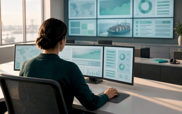 Coordinator monitoring supply chain exceptions
