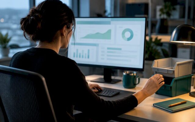 Planner reviewing AI replenishment recommendations