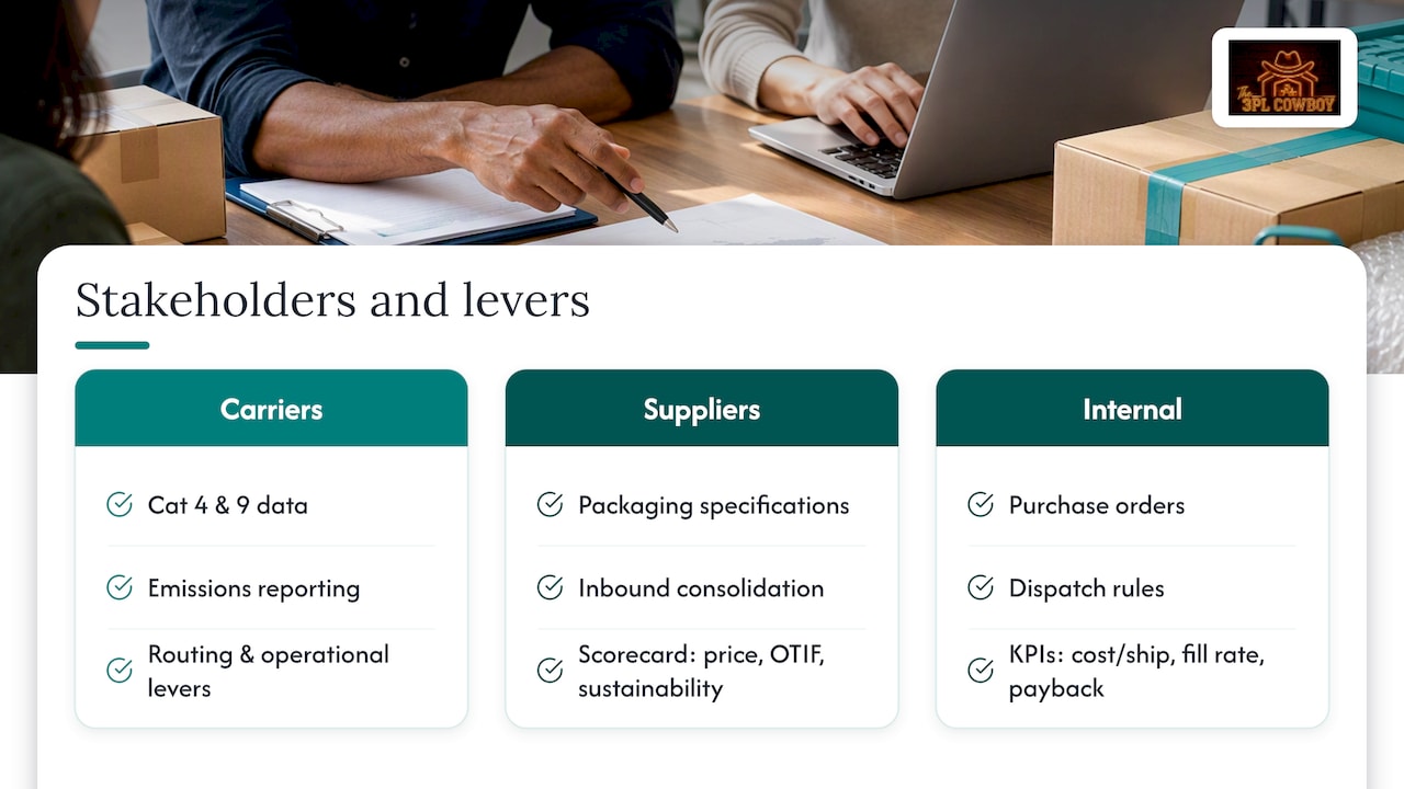 Scope 3 stakeholder data and action map